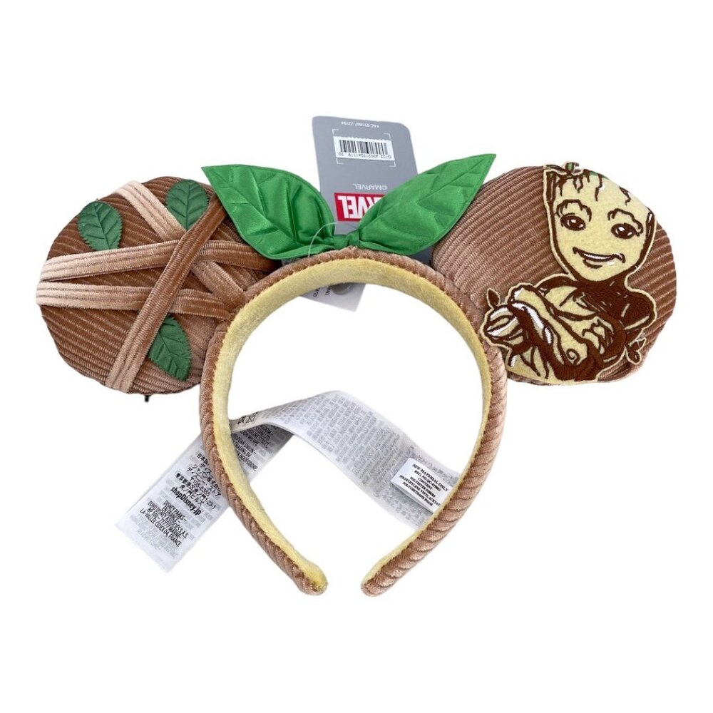 Disney Parks Marvel Guardians of the Galaxy I am Groot Minnie Mouse Ear Headband - Picture 5 of 12